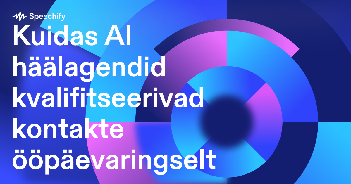 Kuidas AI häälagendid kvalifitseerivad kontakte ööpäevaringselt