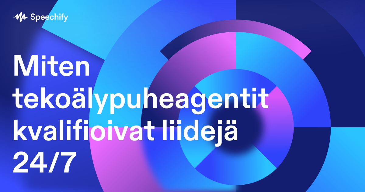 Miten tekoälypuheagentit kvalifioivat liidejä 24/7