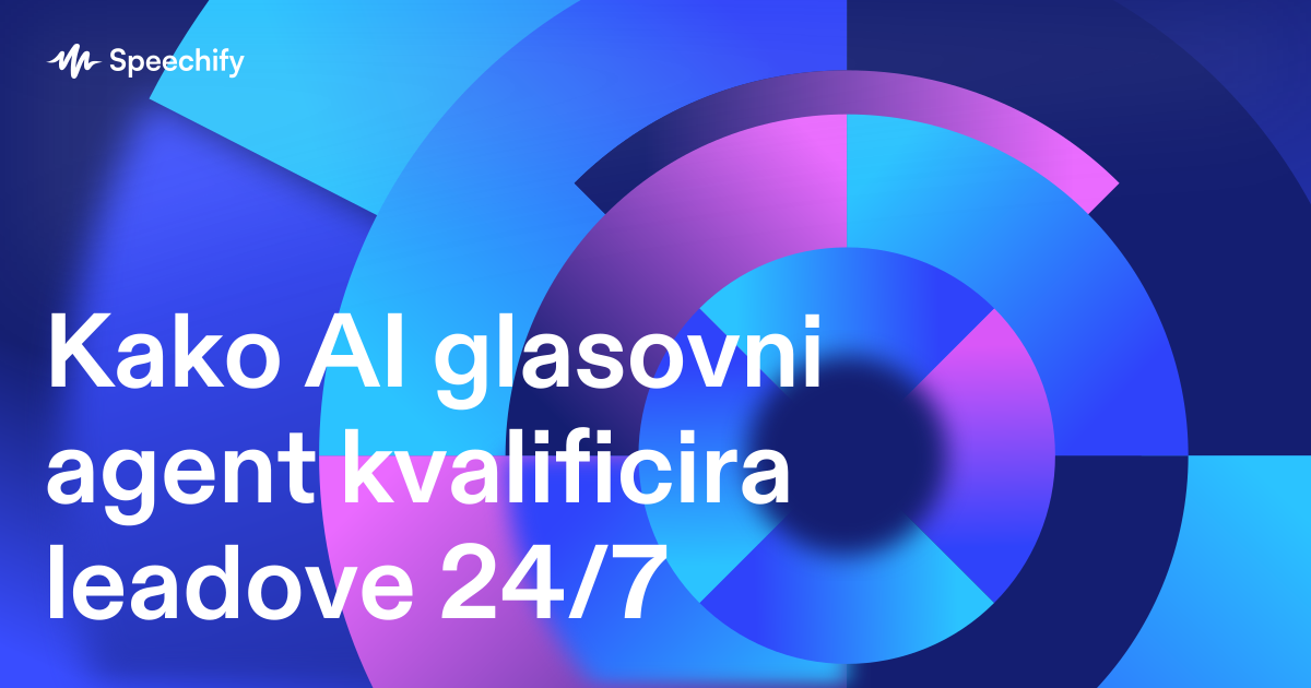 Kako AI glasovni agent kvalificira leadove 24/7