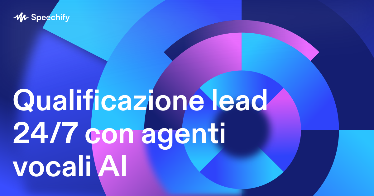 Qualificazione lead 24/7 con agenti vocali AI