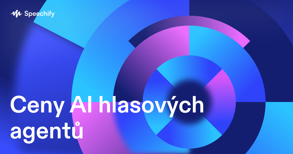 Ceny AI hlasových agentů