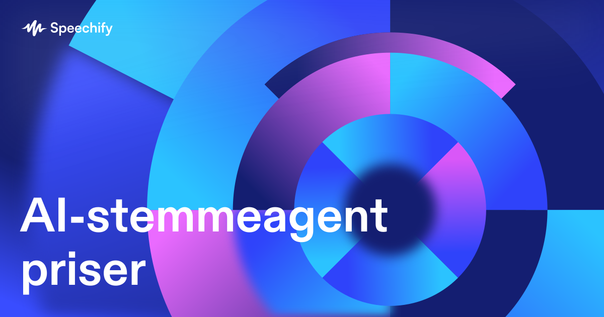 AI-stemmeagent priser