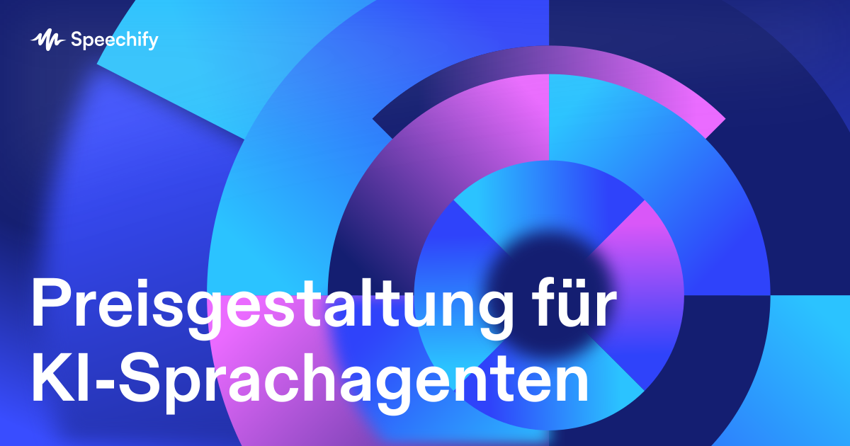Preisgestaltung für KI-Sprachagenten