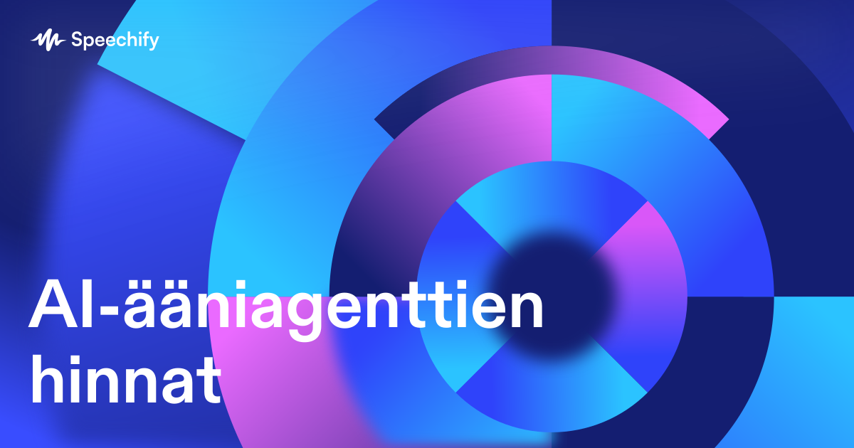 AI-ääniagenttien hinnat