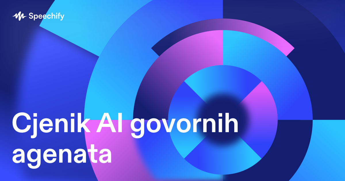 Cjenik AI govornih agenata