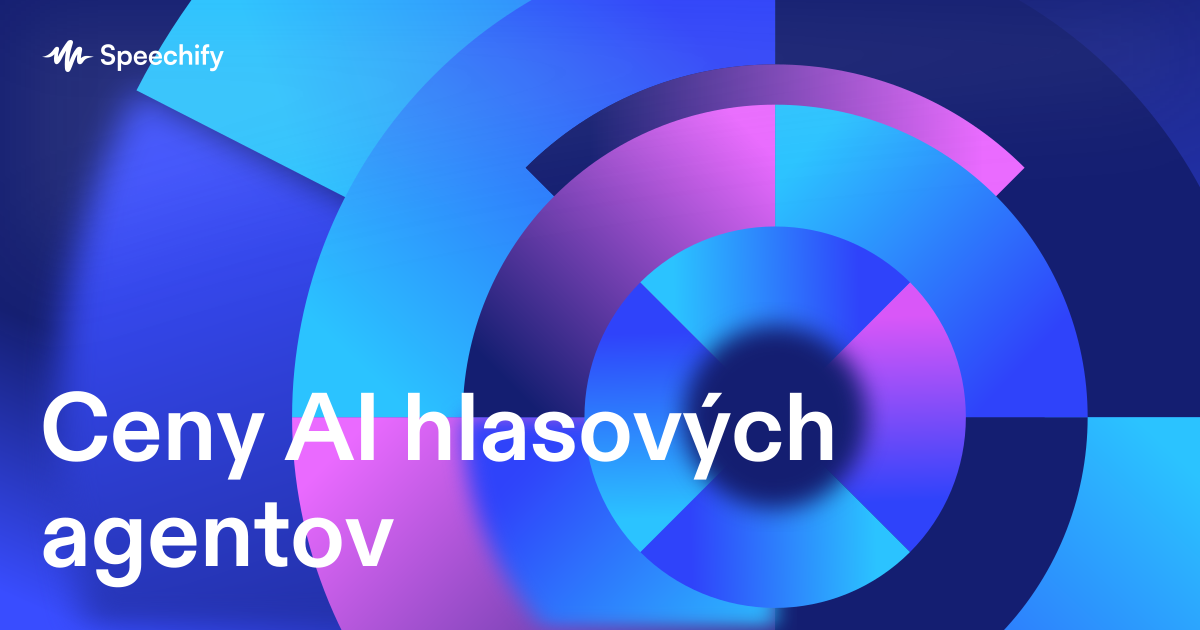 Ceny AI hlasových agentov
