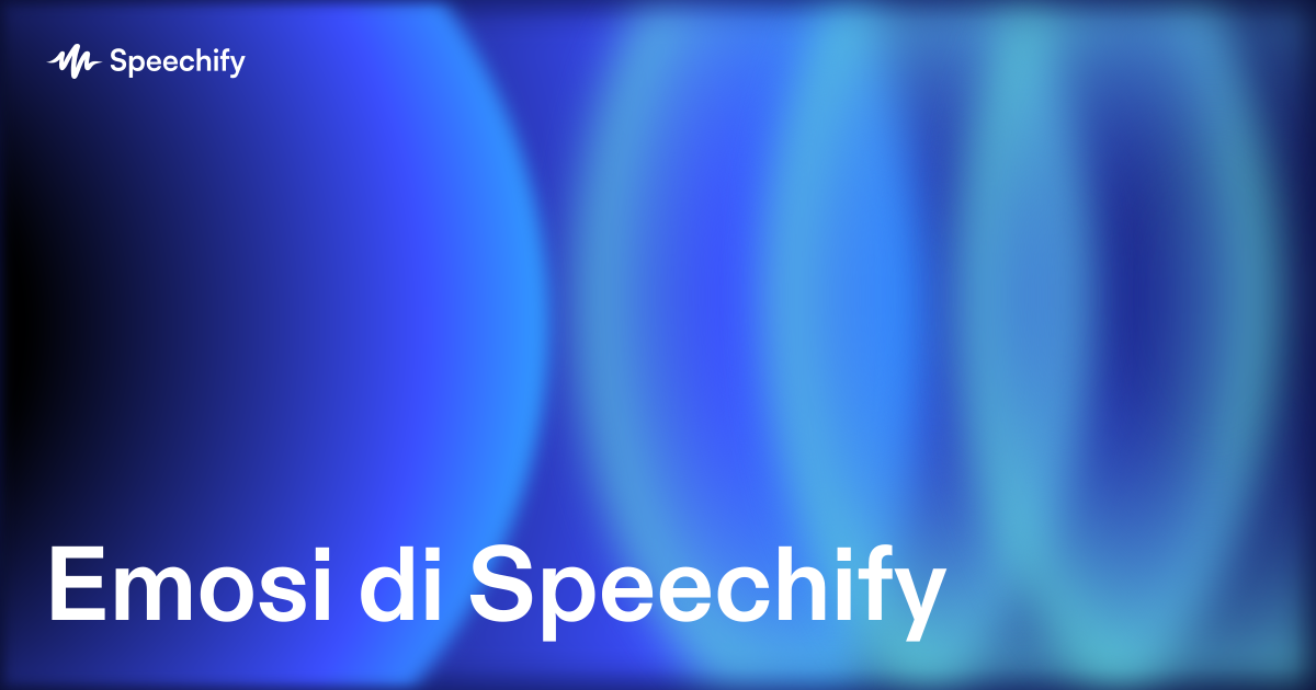 Emosi di Speechify