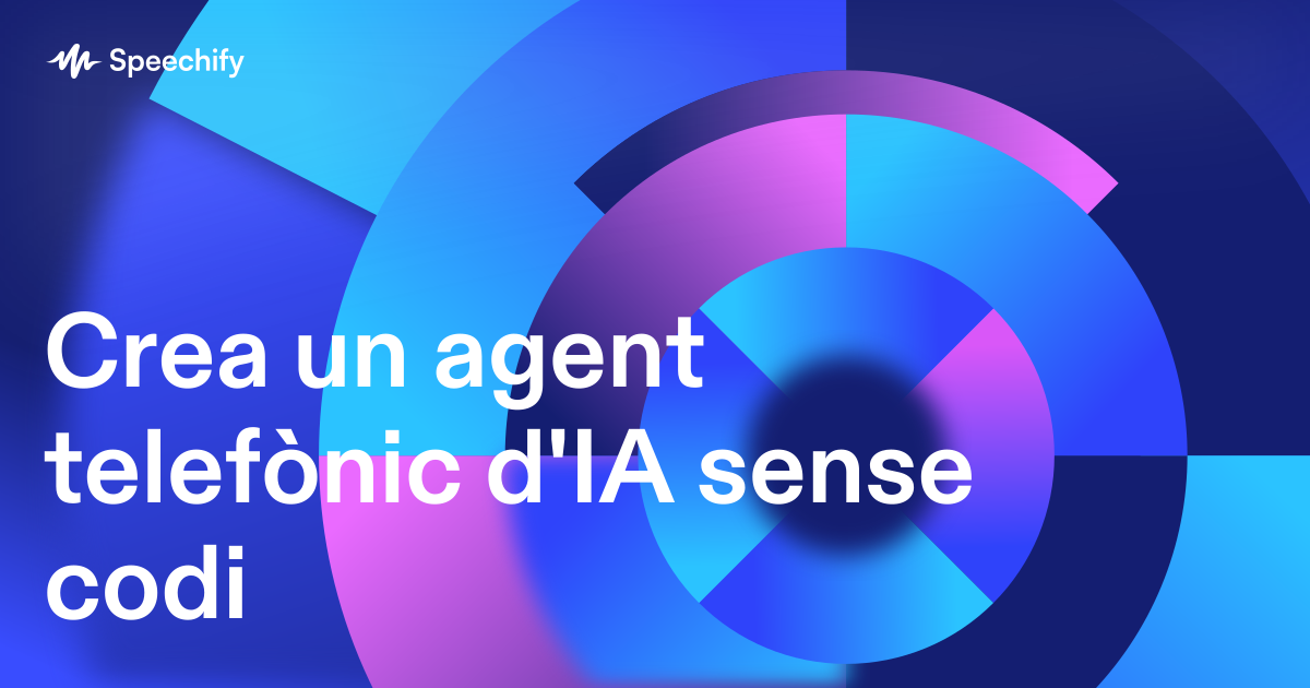 Crea un agent telefònic d'IA sense codi