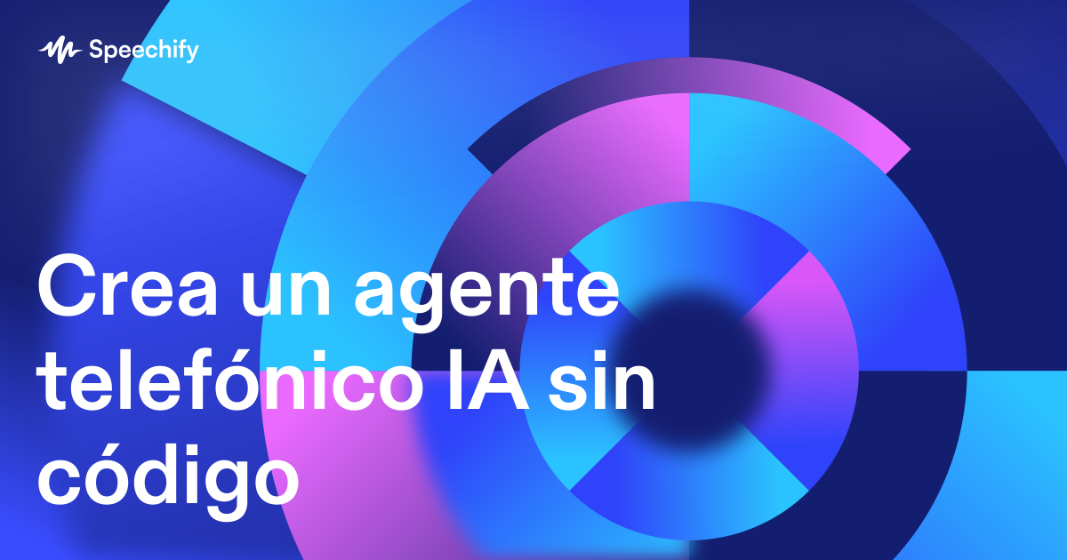 Crea un agente telefónico IA sin código