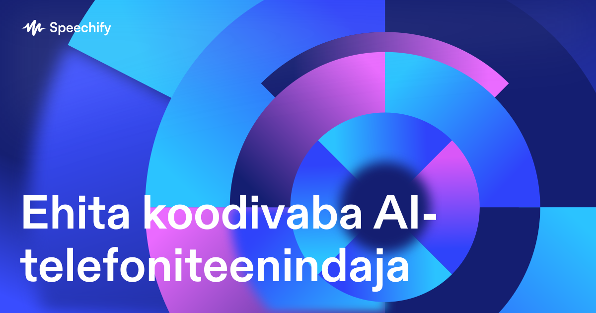 Ehita koodivaba AI-telefoniteenindaja