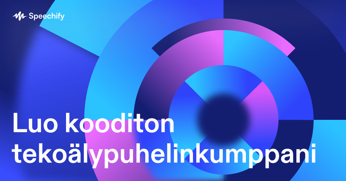 Luo kooditon tekoälypuhelinkumppani