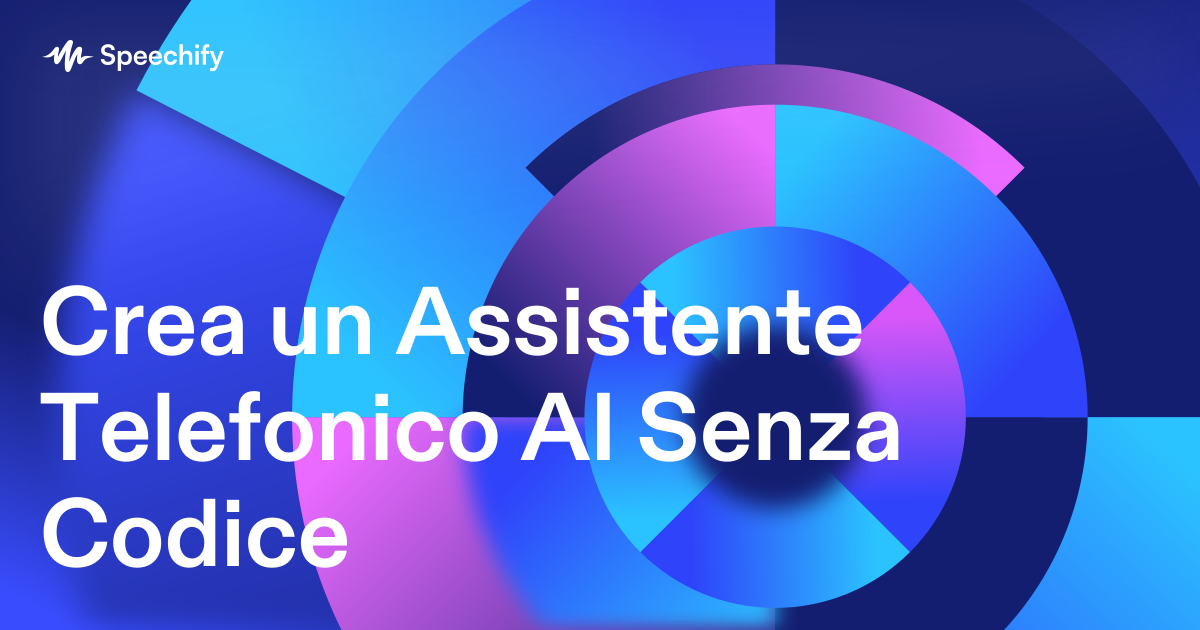 Crea un Assistente Telefonico AI Senza Codice