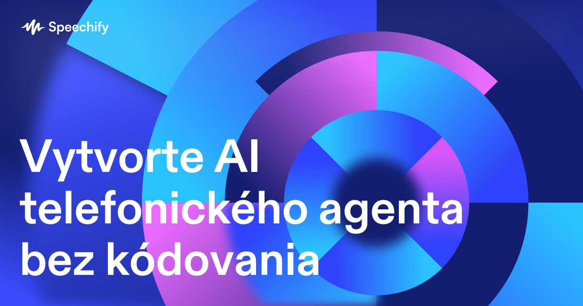 Vytvorte AI telefonického agenta bez kódovania