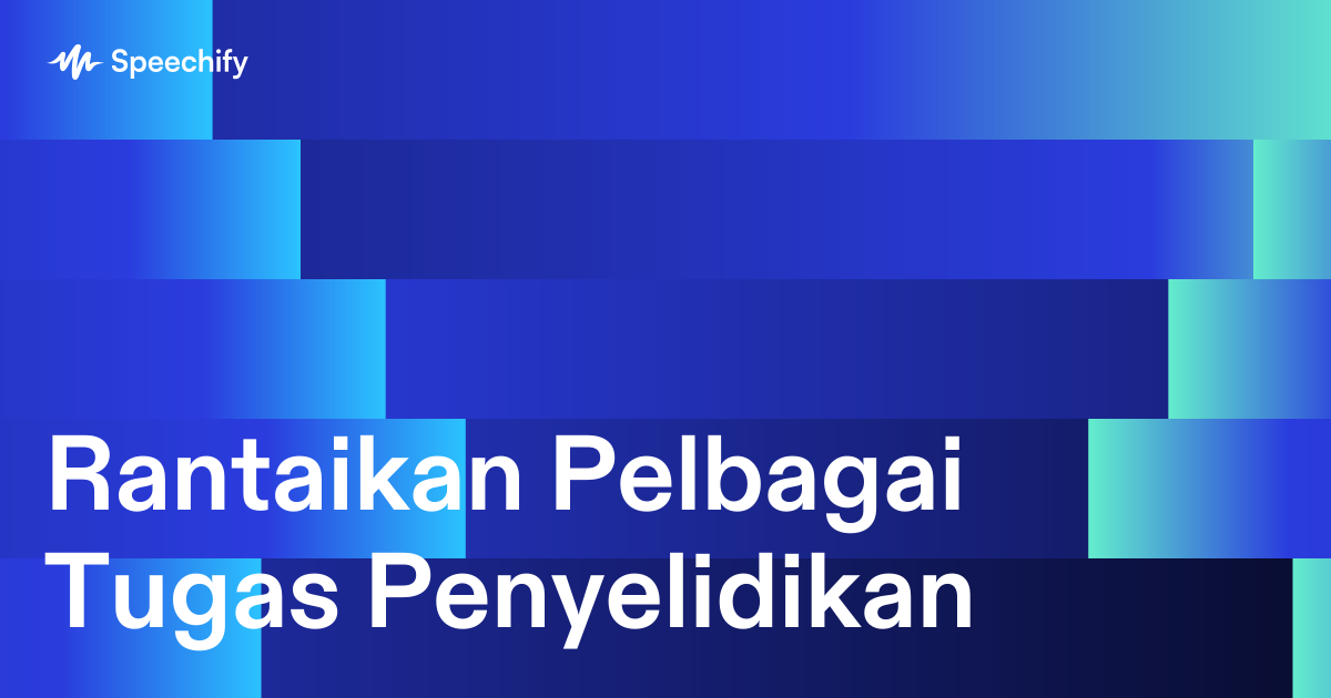 Rantaikan Pelbagai Tugas Penyelidikan