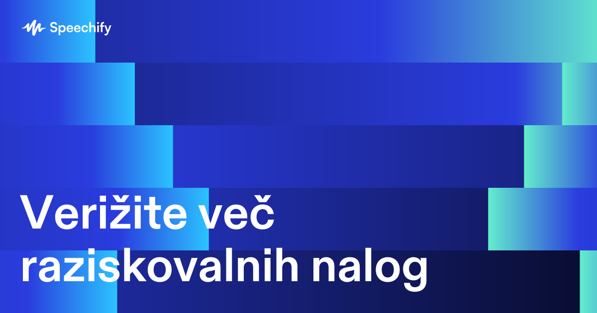 Verižite več raziskovalnih nalog