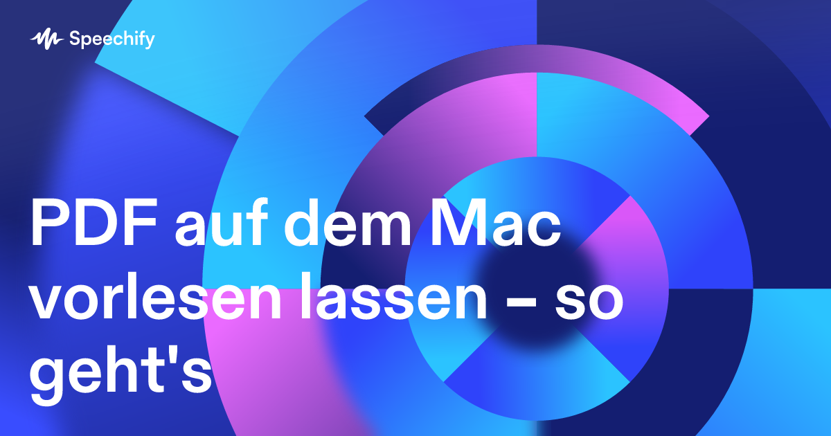 PDF auf dem Mac vorlesen lassen – so geht's