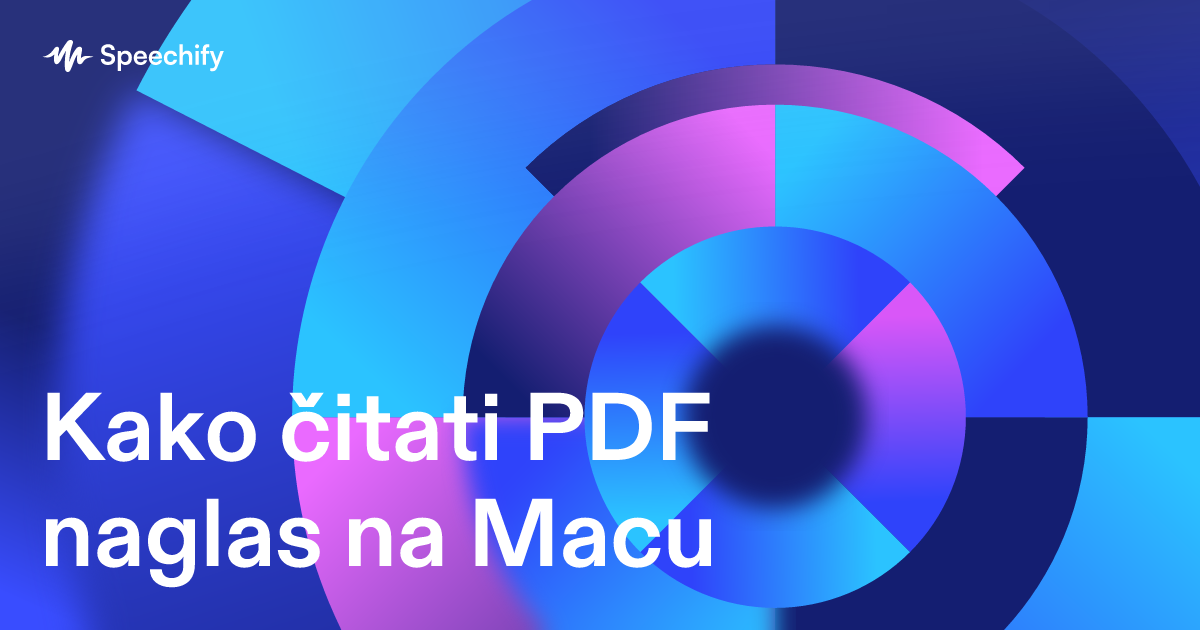 Kako čitati PDF naglas na Macu