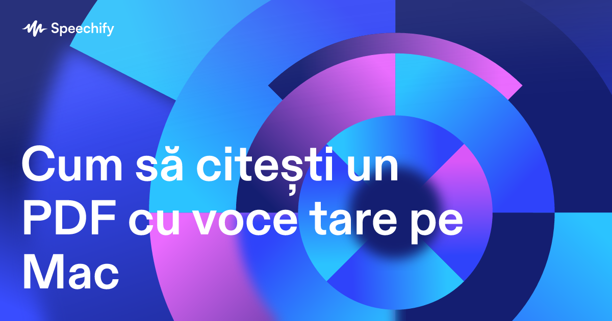 Cum să citești un PDF cu voce tare pe Mac