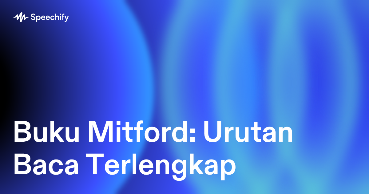 Buku Mitford: Urutan Baca Terlengkap