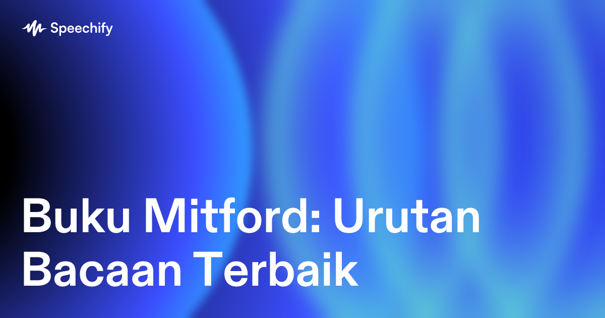 Buku Mitford: Urutan Bacaan Terbaik
