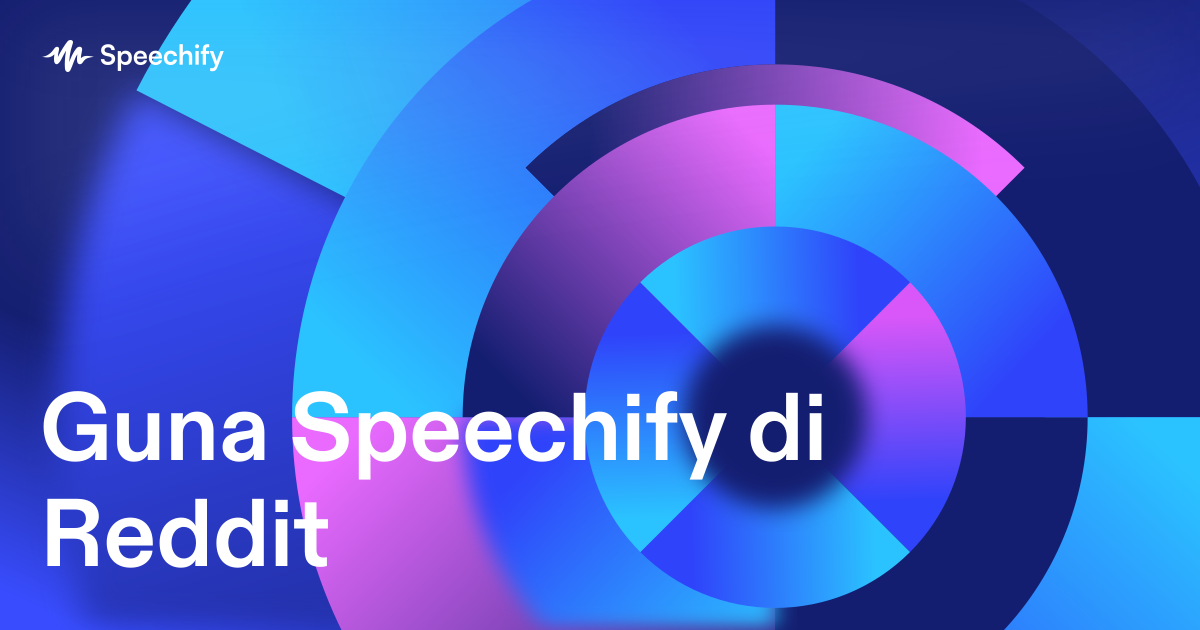 Guna Speechify di Reddit