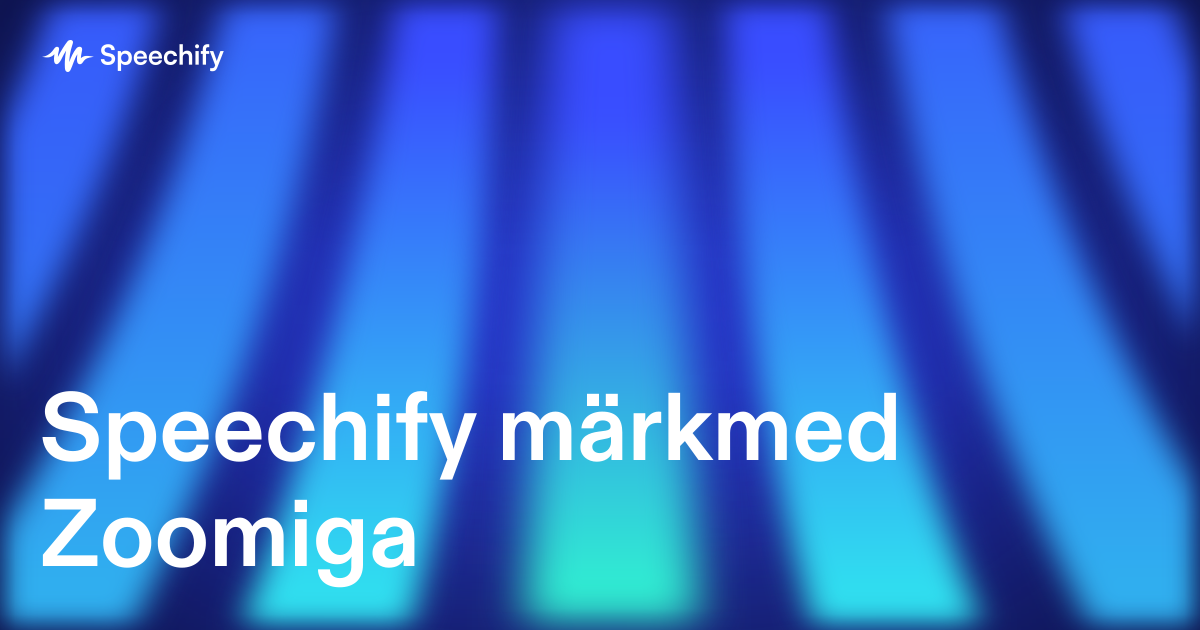 Speechify märkmed Zoomiga