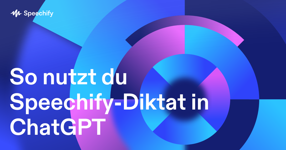 So nutzt du Speechify-Diktat in ChatGPT