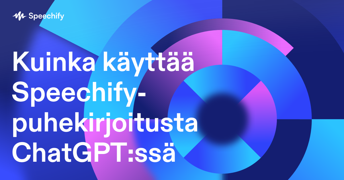 Kuinka käyttää Speechify-puhekirjoitusta ChatGPT:ssä