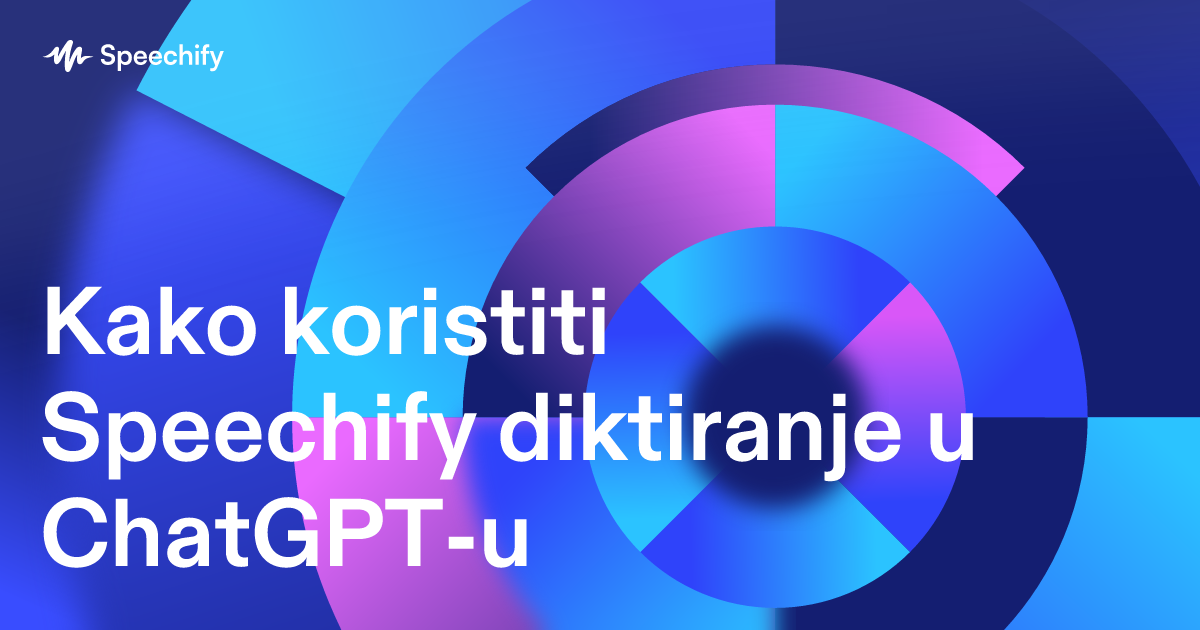Kako koristiti Speechify diktiranje u ChatGPT-u