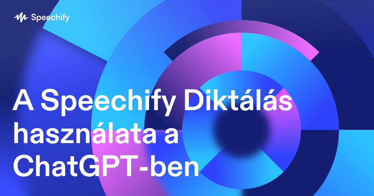 A Speechify Diktálás használata a ChatGPT-ben