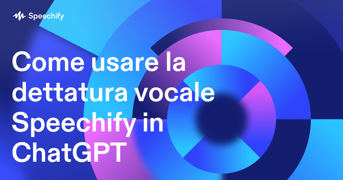 Come usare la dettatura vocale Speechify in ChatGPT