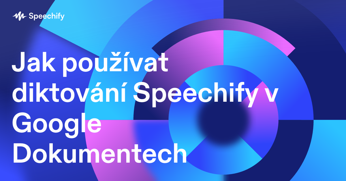 Jak používat diktování Speechify v Google Dokumentech