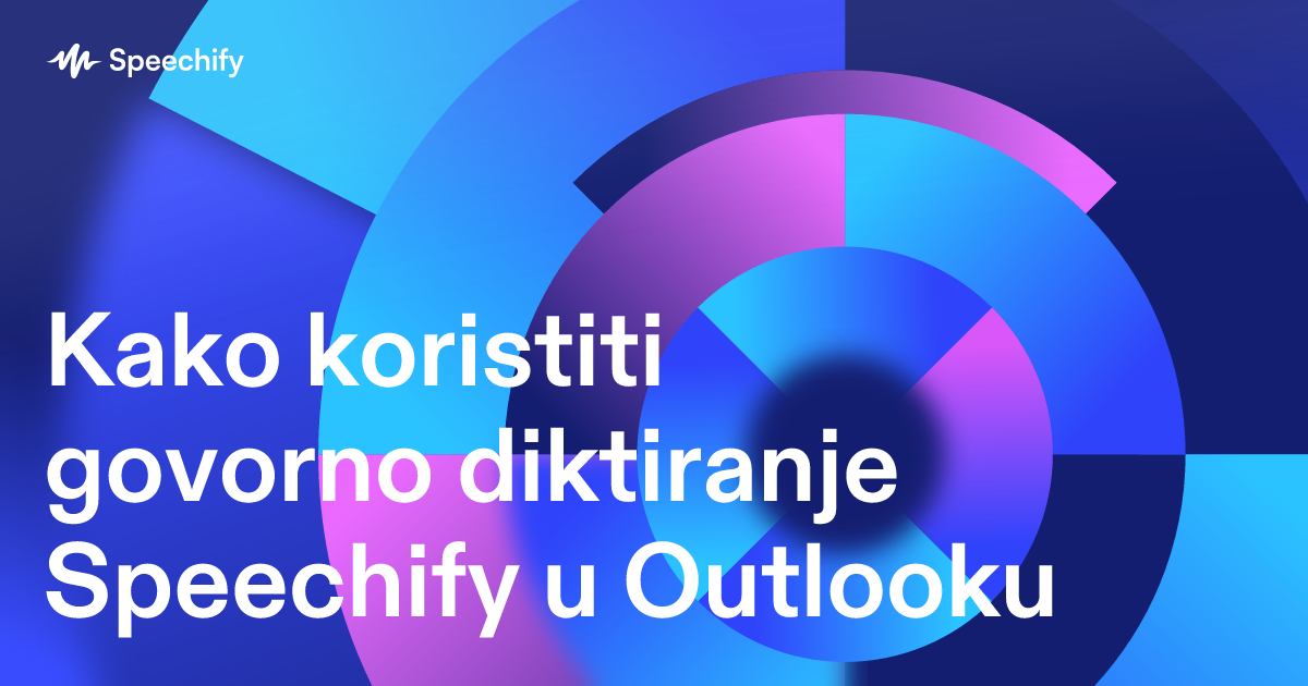 Kako koristiti govorno diktiranje Speechify u Outlooku