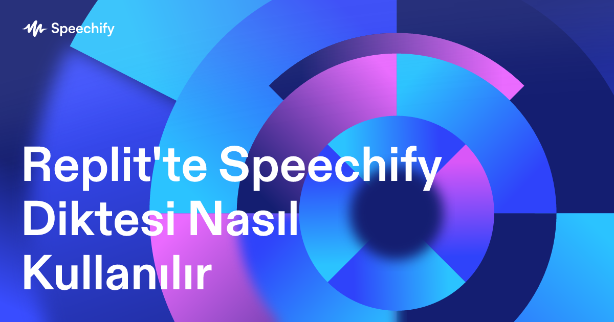 Replit'te Speechify Diktesi Nasıl Kullanılır