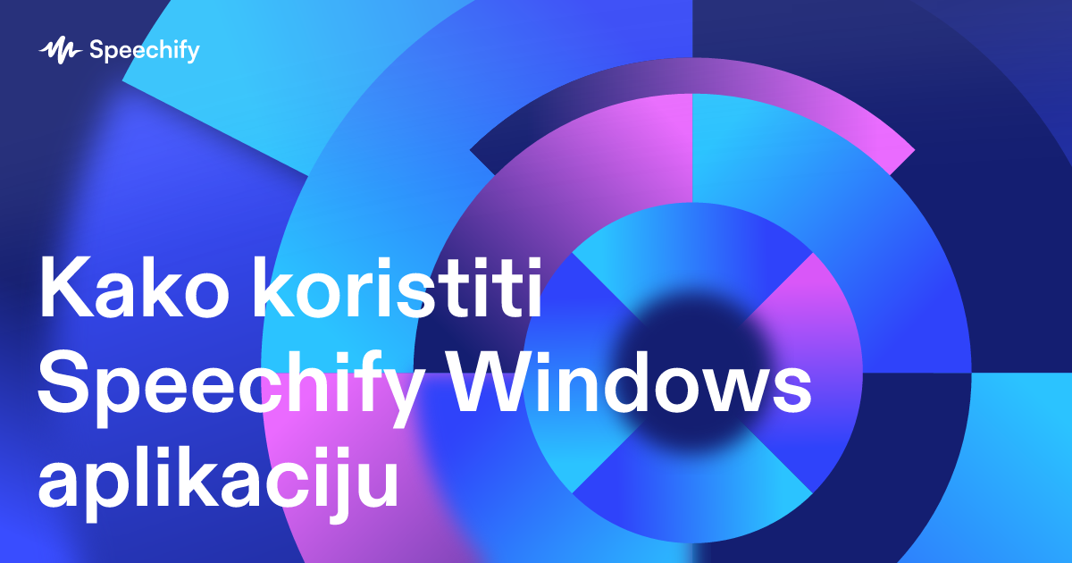 Kako koristiti Speechify Windows aplikaciju