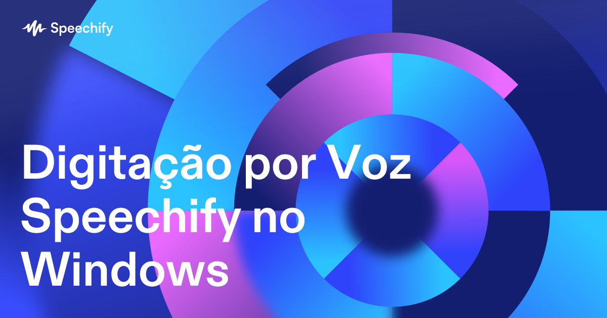 Digitação por Voz Speechify no Windows