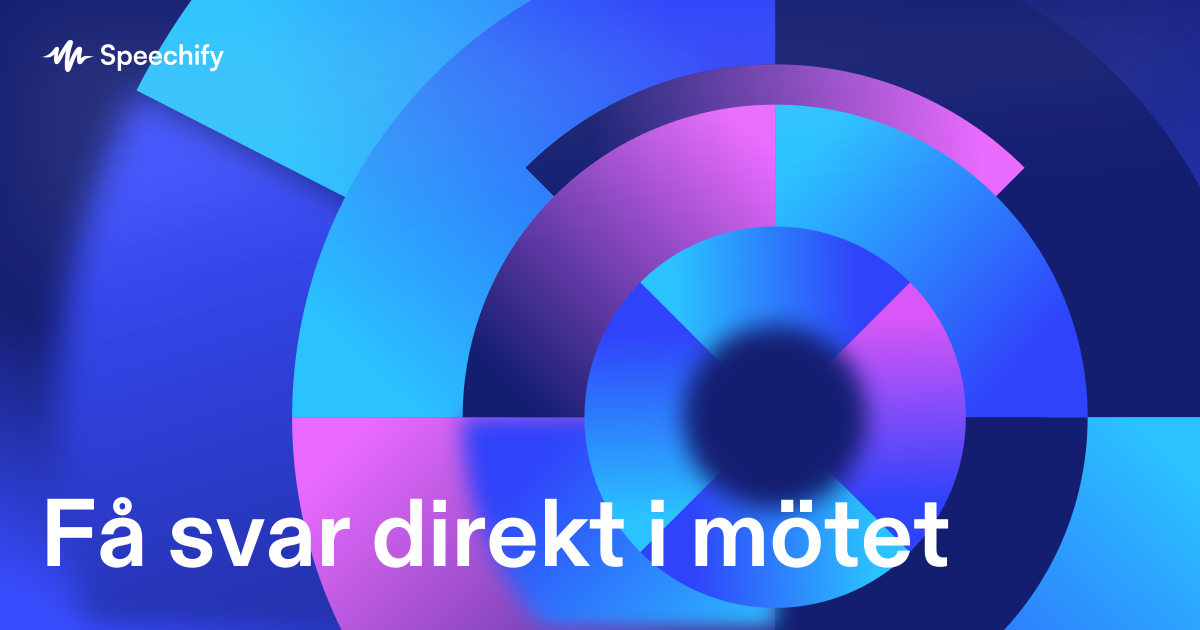 Få svar direkt i mötet
