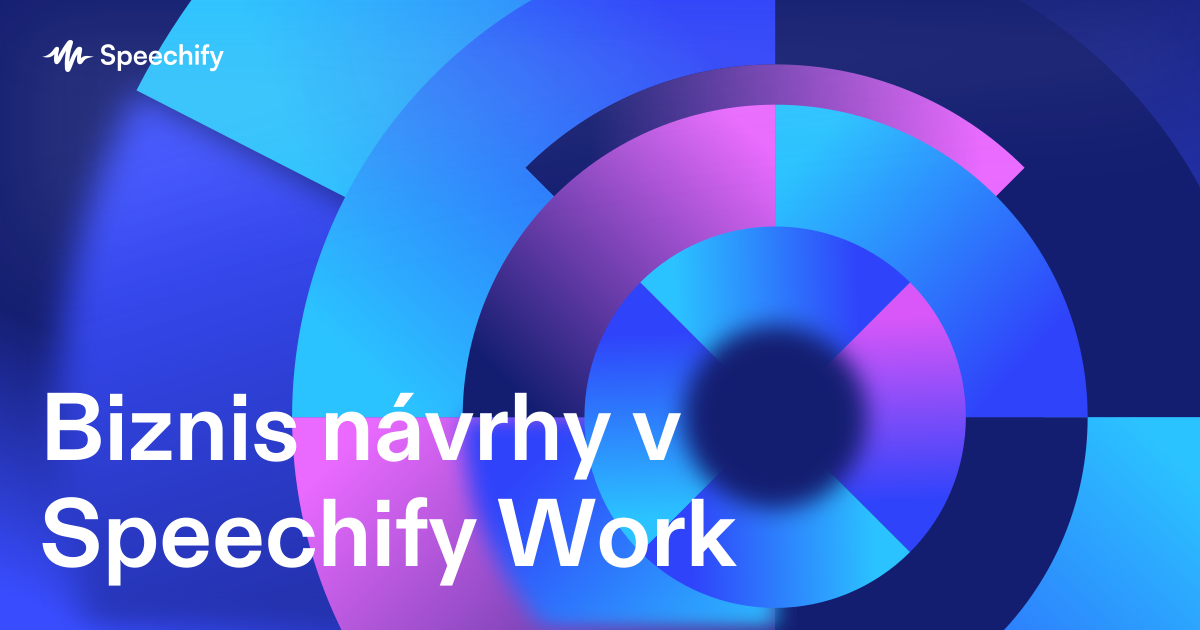 Biznis návrhy v Speechify Work