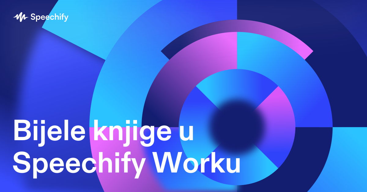 Bijele knjige u Speechify Worku