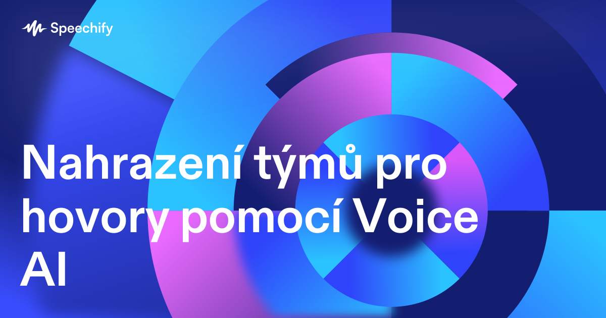 Nahrazení týmů pro hovory pomocí Voice AI