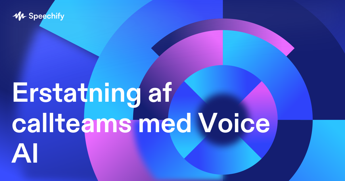 Erstatning af callteams med Voice AI