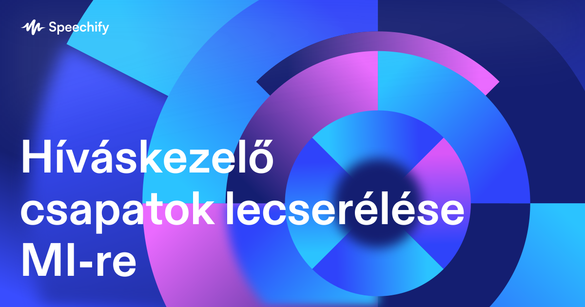 Híváskezelő csapatok lecserélése MI-re