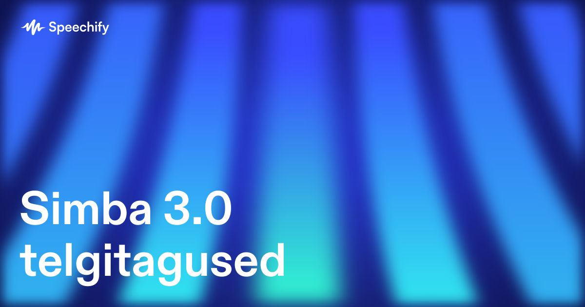 Simba 3.0 telgitagused