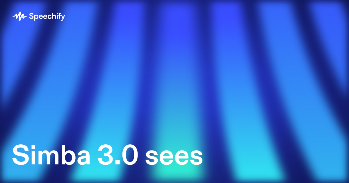 Simba 3.0 sees