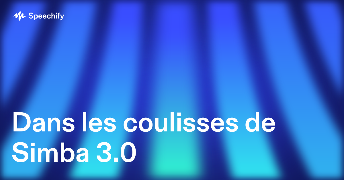 Dans les coulisses de Simba 3.0