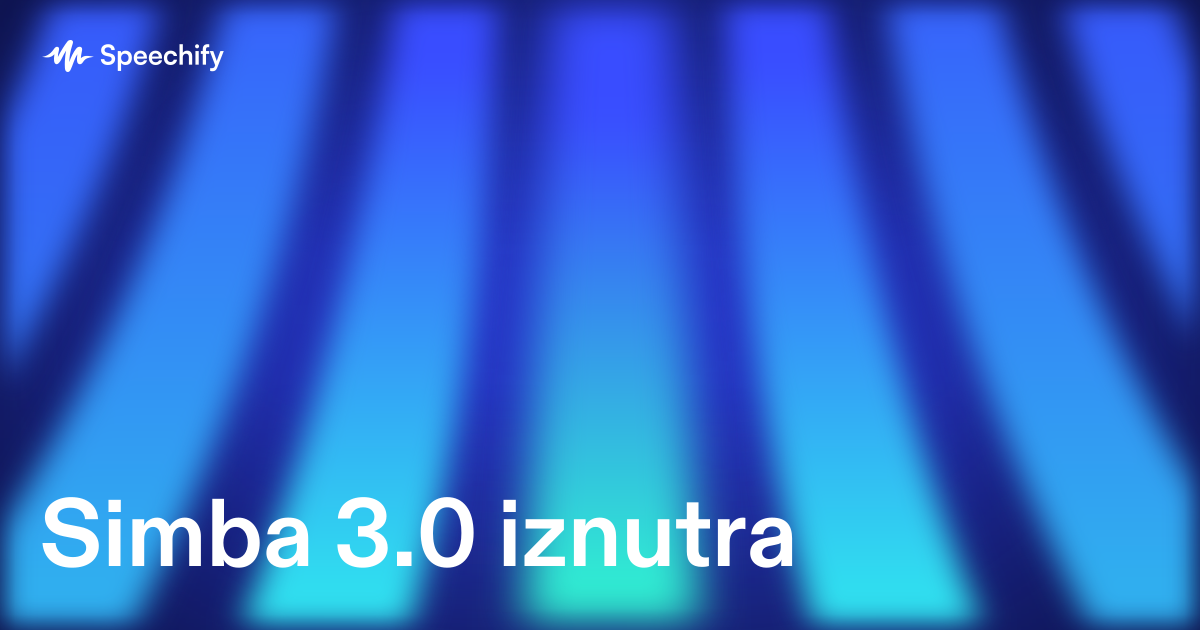 Simba 3.0 iznutra