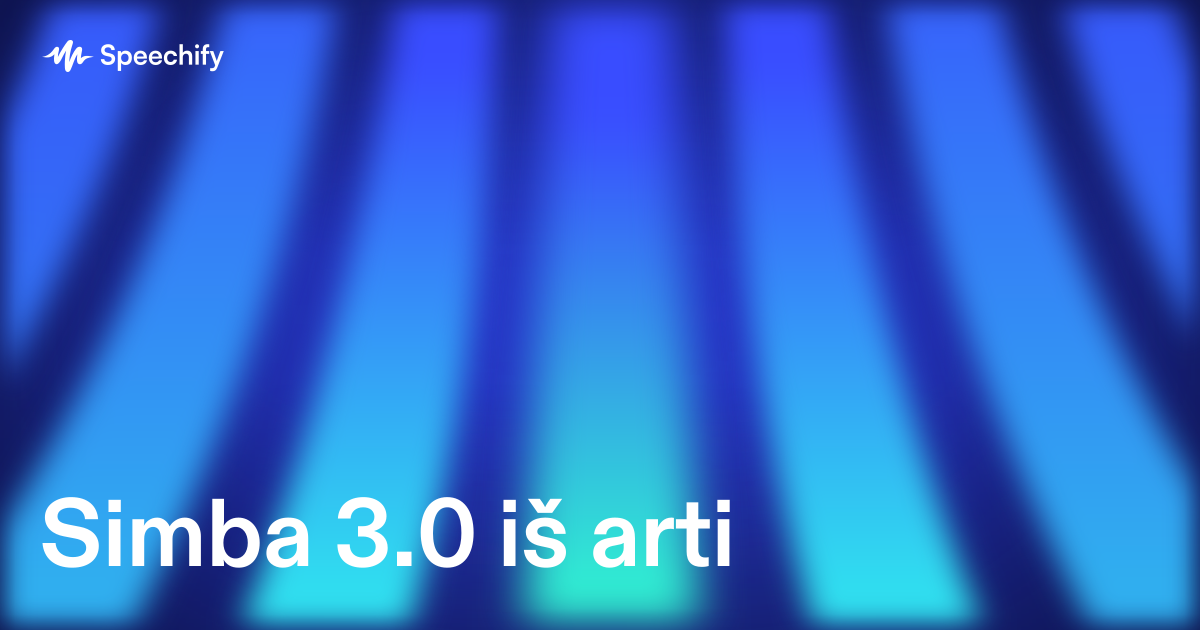 Simba 3.0 iš arti