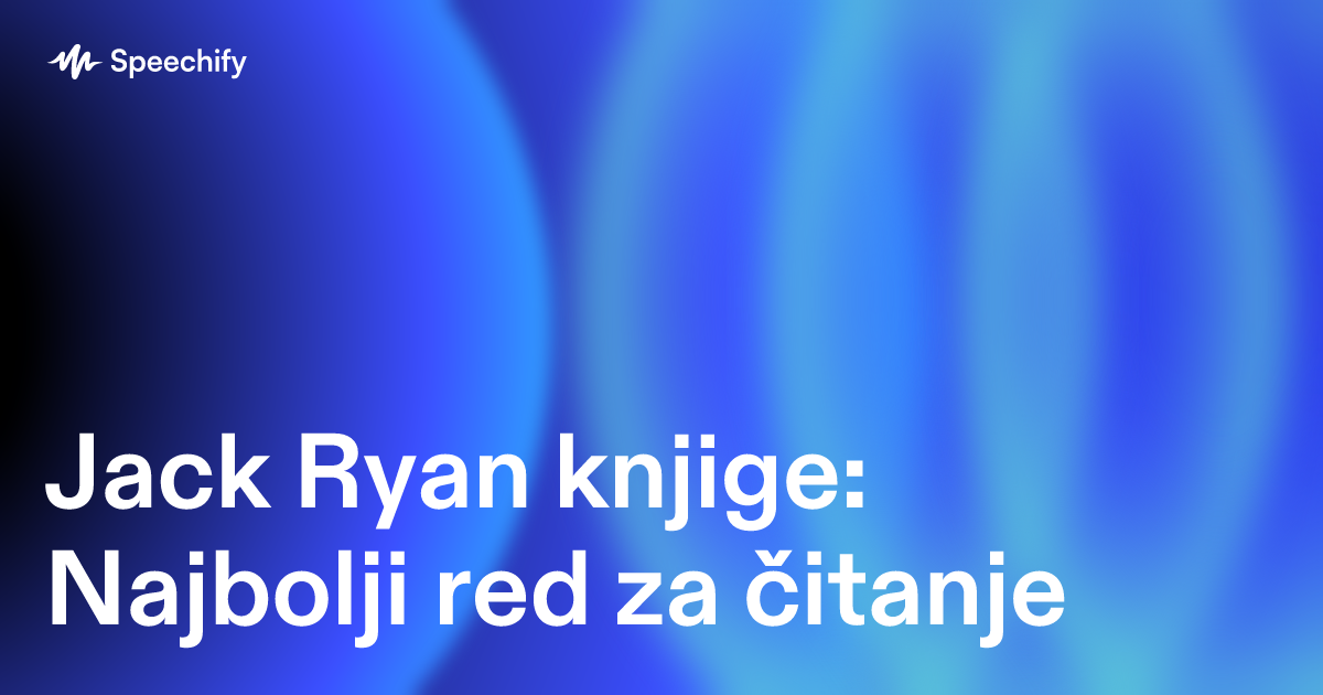 Jack Ryan knjige: Najbolji red za čitanje