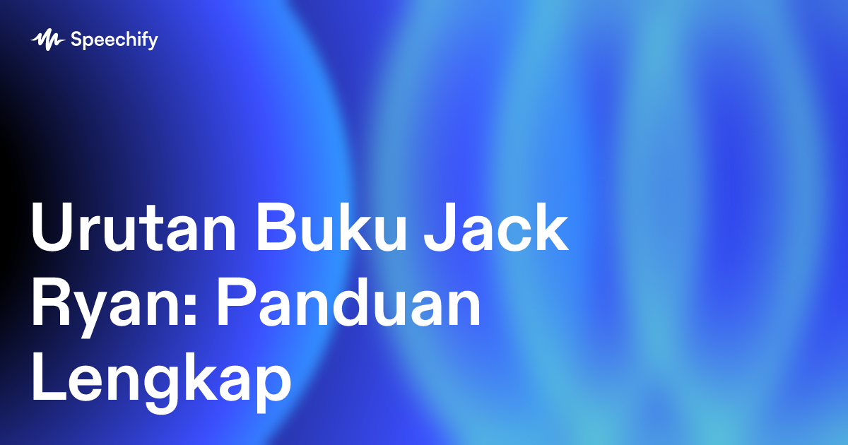 Urutan Buku Jack Ryan: Panduan Lengkap