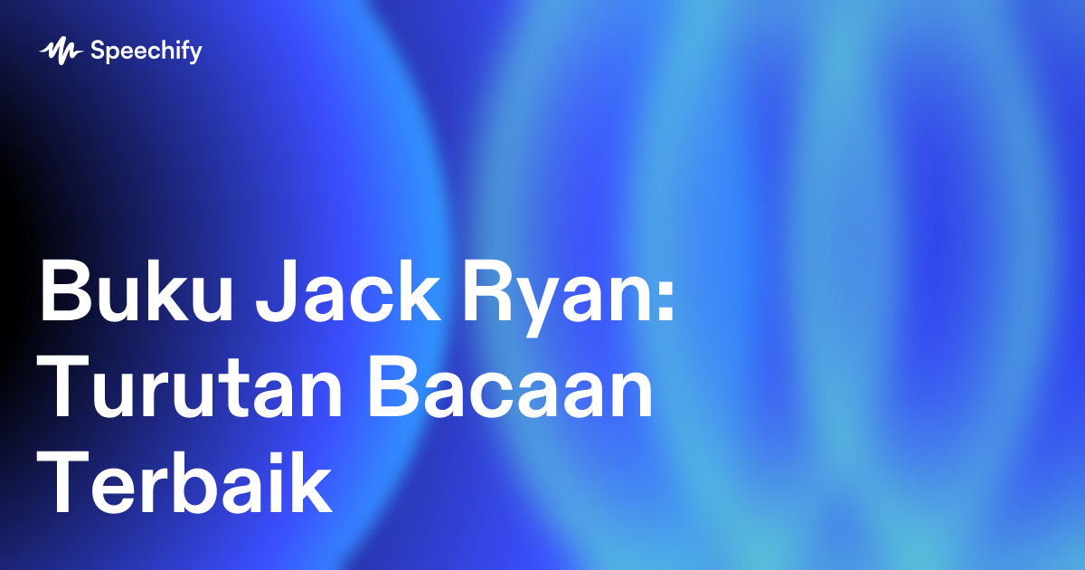 Buku Jack Ryan: Turutan Bacaan Terbaik